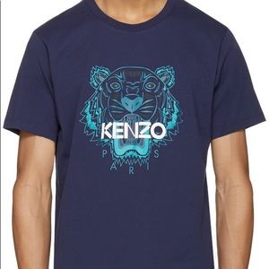 Kenzo Paris Classic Tiger Icon Crew Neck T-Shirt